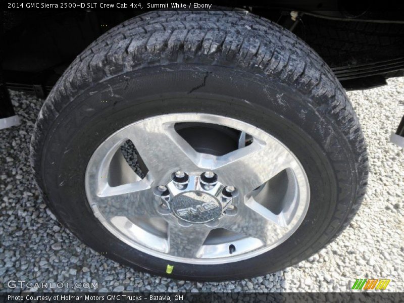 Summit White / Ebony 2014 GMC Sierra 2500HD SLT Crew Cab 4x4