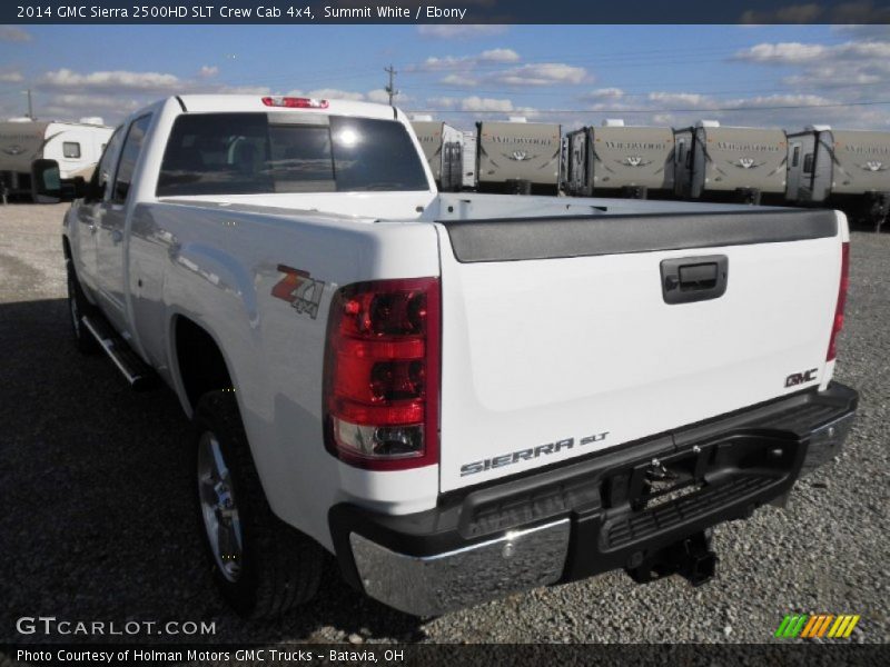 Summit White / Ebony 2014 GMC Sierra 2500HD SLT Crew Cab 4x4
