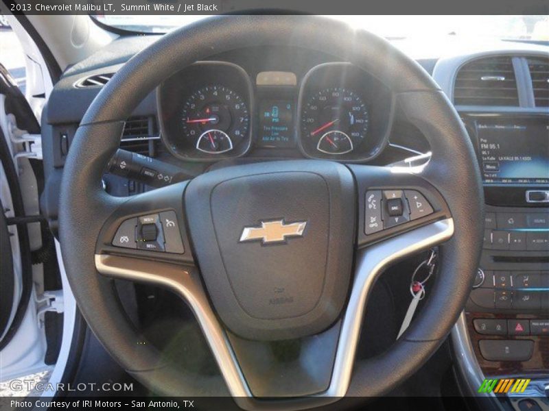 Summit White / Jet Black 2013 Chevrolet Malibu LT