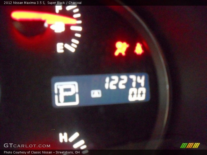 Super Black / Charcoal 2012 Nissan Maxima 3.5 S