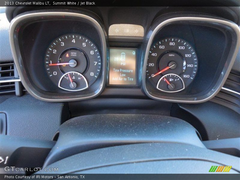 Summit White / Jet Black 2013 Chevrolet Malibu LT