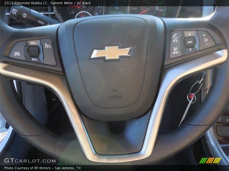 Summit White / Jet Black 2013 Chevrolet Malibu LT