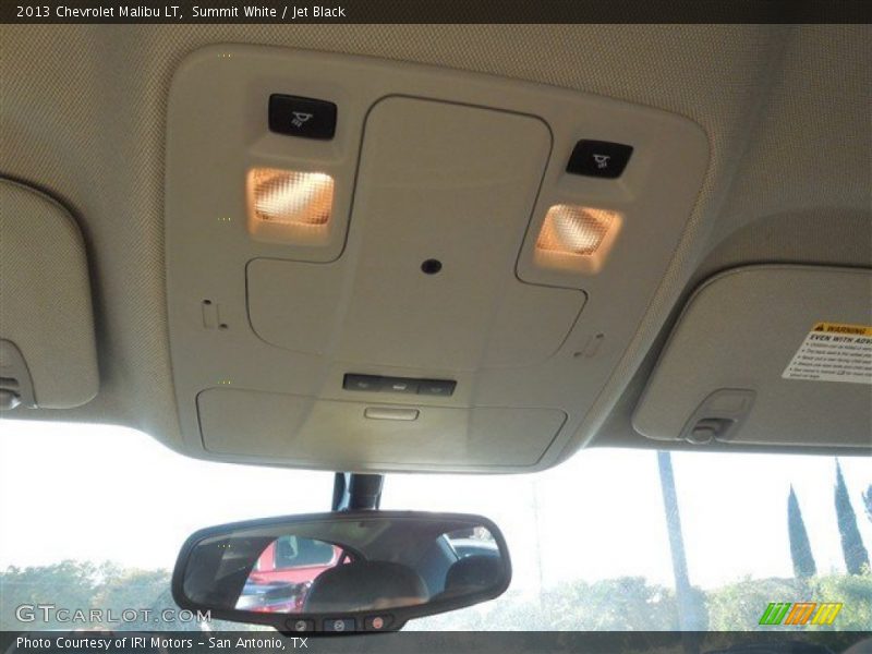 Summit White / Jet Black 2013 Chevrolet Malibu LT