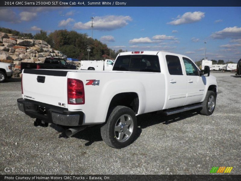 Summit White / Ebony 2014 GMC Sierra 2500HD SLT Crew Cab 4x4