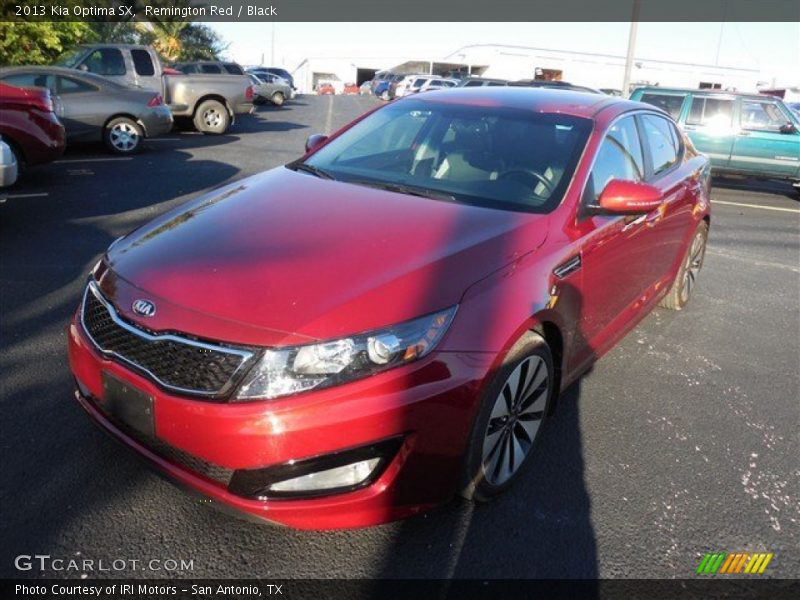 Remington Red / Black 2013 Kia Optima SX