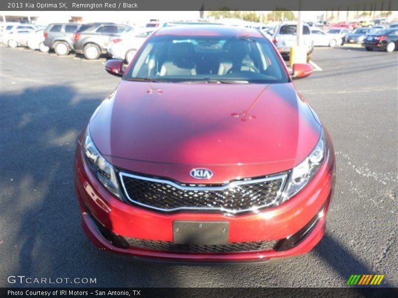 Remington Red / Black 2013 Kia Optima SX