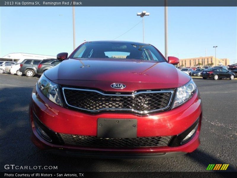 Remington Red / Black 2013 Kia Optima SX