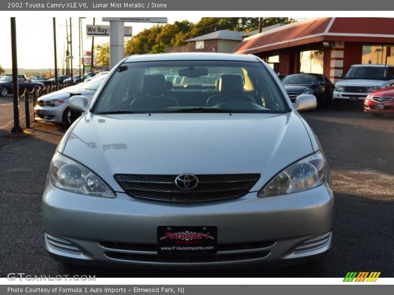 Lunar Mist Metallic / Stone 2002 Toyota Camry XLE V6