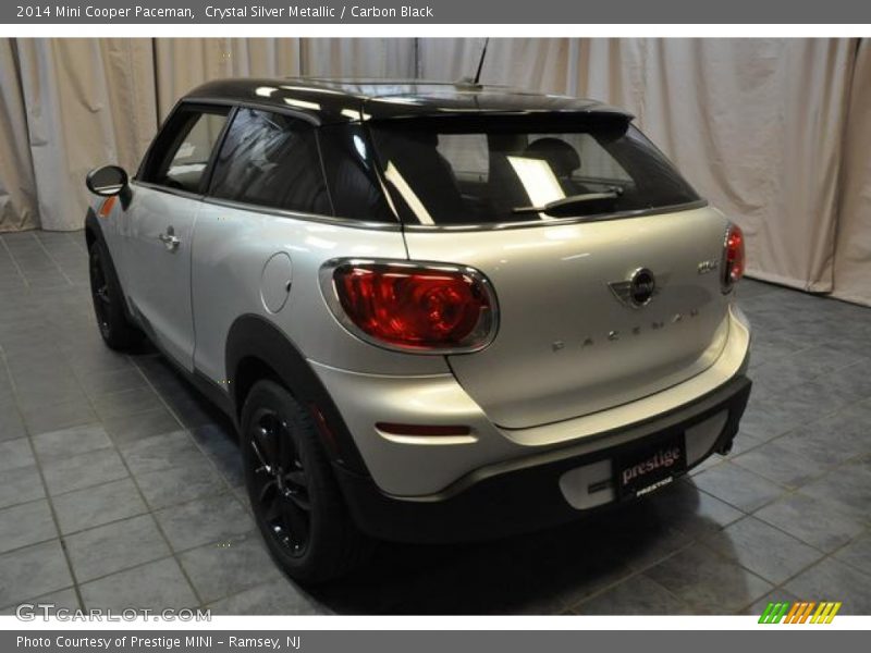 Crystal Silver Metallic / Carbon Black 2014 Mini Cooper Paceman