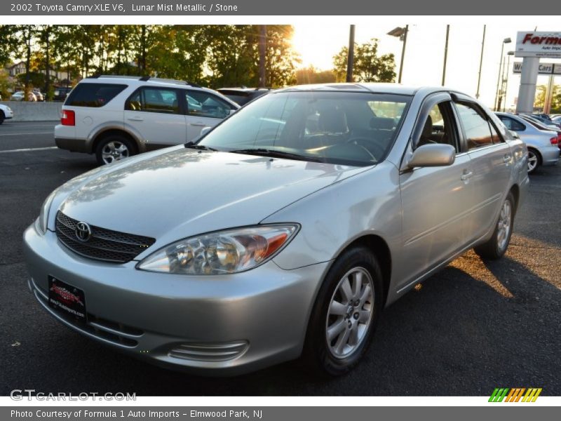 Lunar Mist Metallic / Stone 2002 Toyota Camry XLE V6