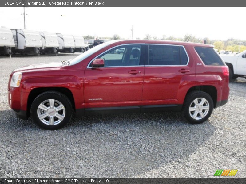 Crystal Red Tintcoat / Jet Black 2014 GMC Terrain SLE