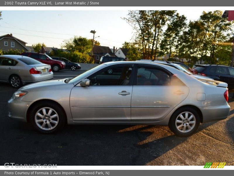 Lunar Mist Metallic / Stone 2002 Toyota Camry XLE V6