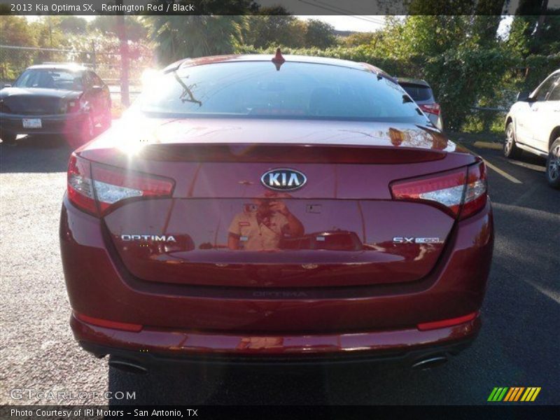 Remington Red / Black 2013 Kia Optima SX