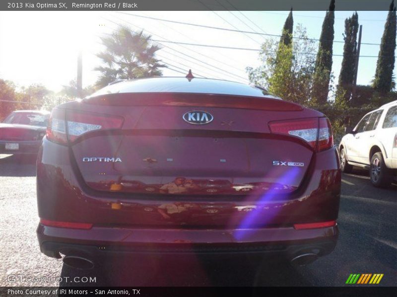 Remington Red / Black 2013 Kia Optima SX