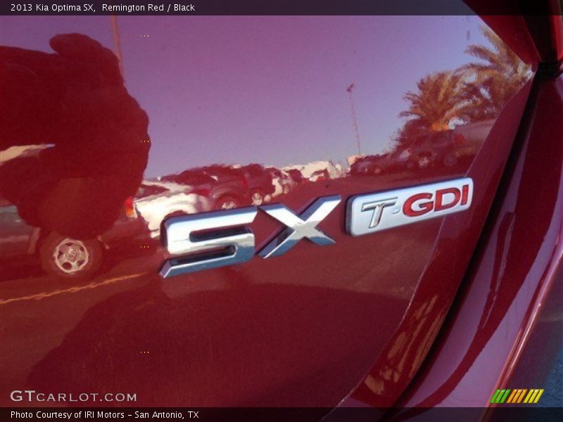 Remington Red / Black 2013 Kia Optima SX
