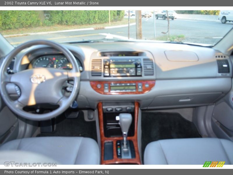 Lunar Mist Metallic / Stone 2002 Toyota Camry XLE V6