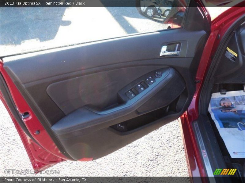 Remington Red / Black 2013 Kia Optima SX