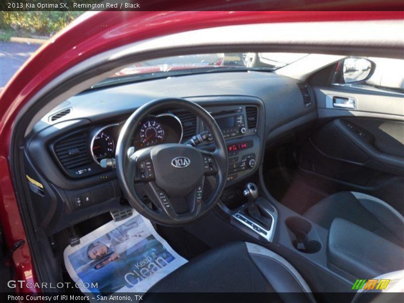 Remington Red / Black 2013 Kia Optima SX