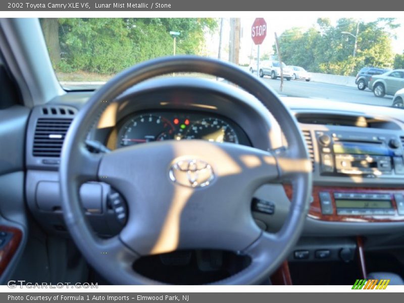 Lunar Mist Metallic / Stone 2002 Toyota Camry XLE V6