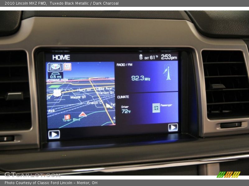 Tuxedo Black Metallic / Dark Charcoal 2010 Lincoln MKZ FWD