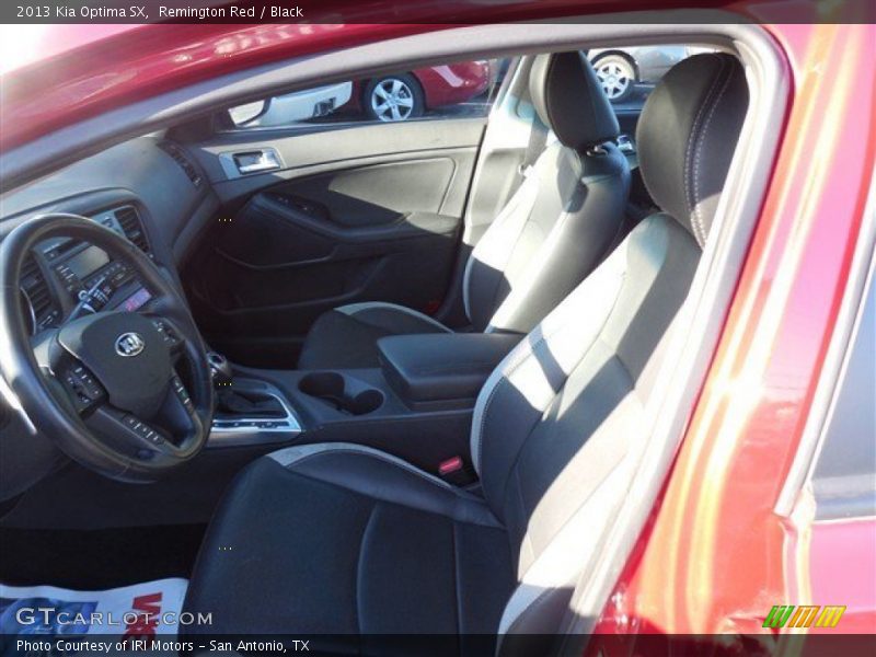 Remington Red / Black 2013 Kia Optima SX