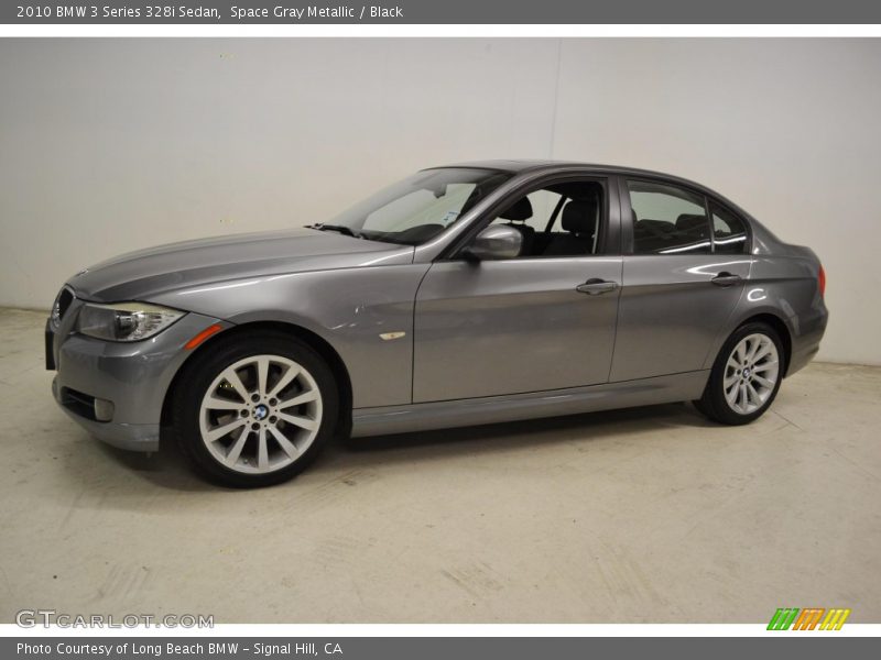 Space Gray Metallic / Black 2010 BMW 3 Series 328i Sedan