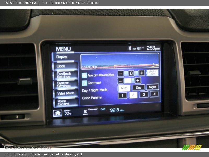 Tuxedo Black Metallic / Dark Charcoal 2010 Lincoln MKZ FWD