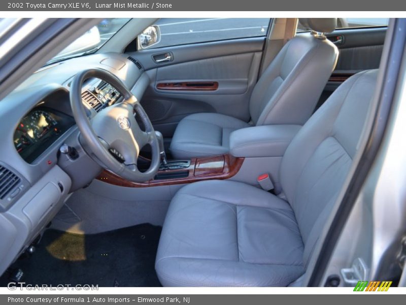 Lunar Mist Metallic / Stone 2002 Toyota Camry XLE V6