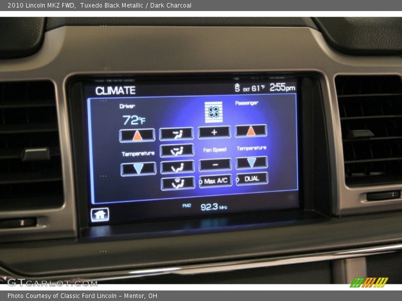Tuxedo Black Metallic / Dark Charcoal 2010 Lincoln MKZ FWD