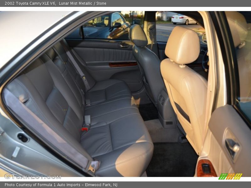Lunar Mist Metallic / Stone 2002 Toyota Camry XLE V6