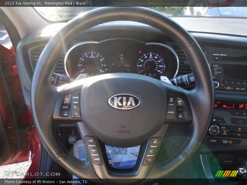 Remington Red / Black 2013 Kia Optima SX