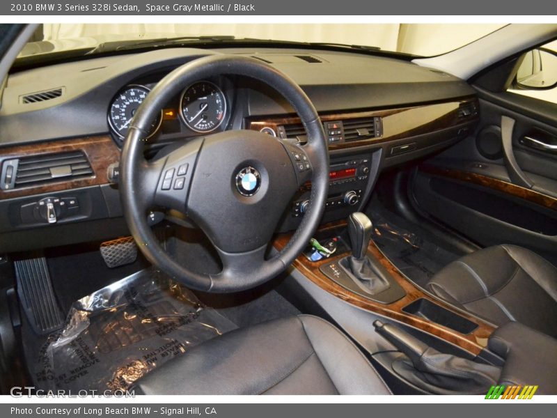 Space Gray Metallic / Black 2010 BMW 3 Series 328i Sedan