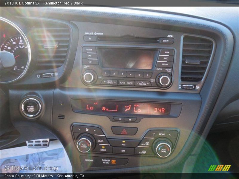 Remington Red / Black 2013 Kia Optima SX