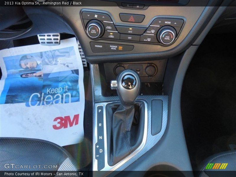 Remington Red / Black 2013 Kia Optima SX