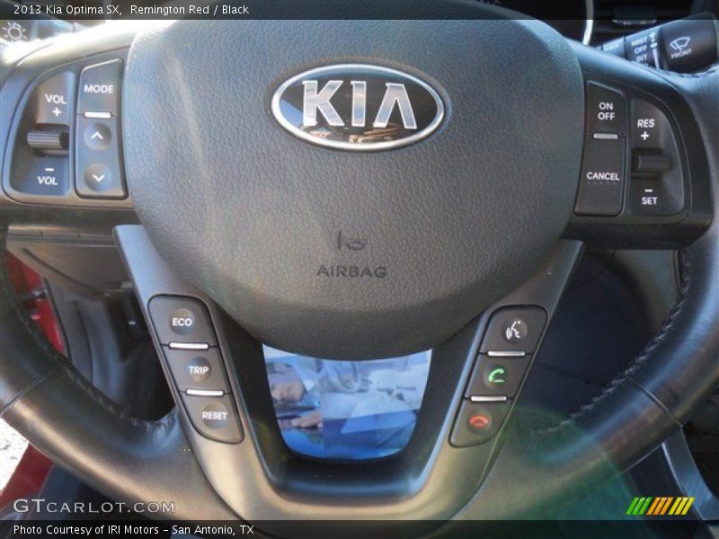 Remington Red / Black 2013 Kia Optima SX