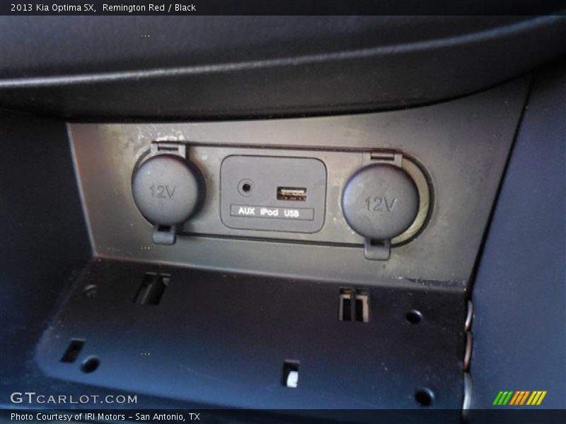 Remington Red / Black 2013 Kia Optima SX
