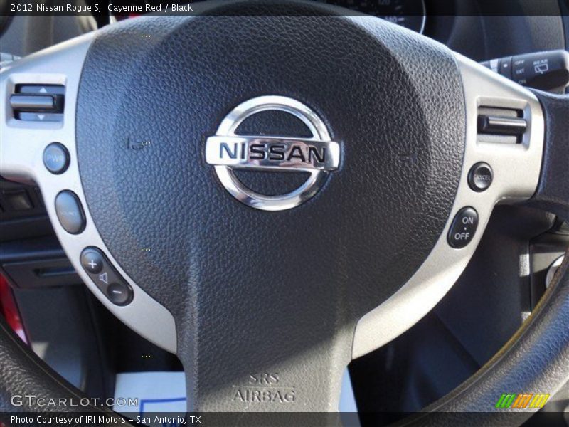 Cayenne Red / Black 2012 Nissan Rogue S
