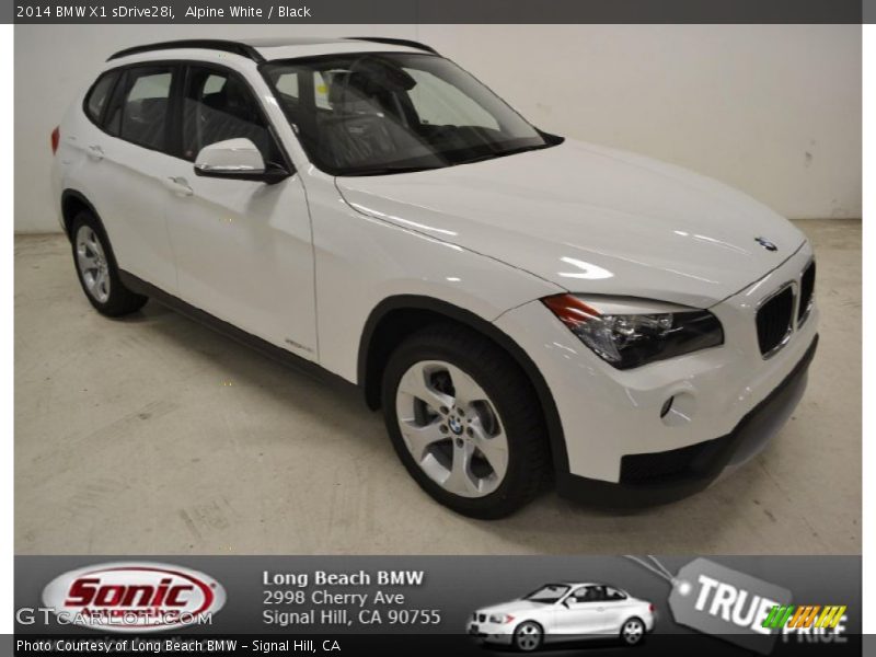 Alpine White / Black 2014 BMW X1 sDrive28i
