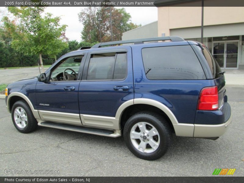 Dark Blue Pearl Metallic / Medium Parchment 2005 Ford Explorer Eddie Bauer 4x4