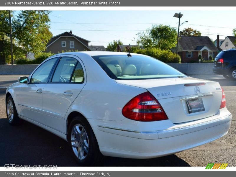 Alabaster White / Stone 2004 Mercedes-Benz E 320 4Matic Sedan
