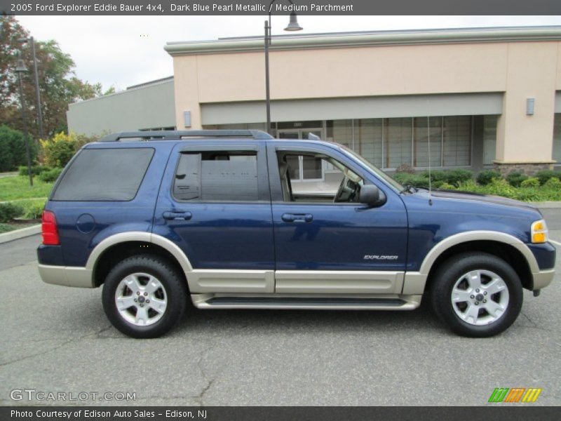 Dark Blue Pearl Metallic / Medium Parchment 2005 Ford Explorer Eddie Bauer 4x4