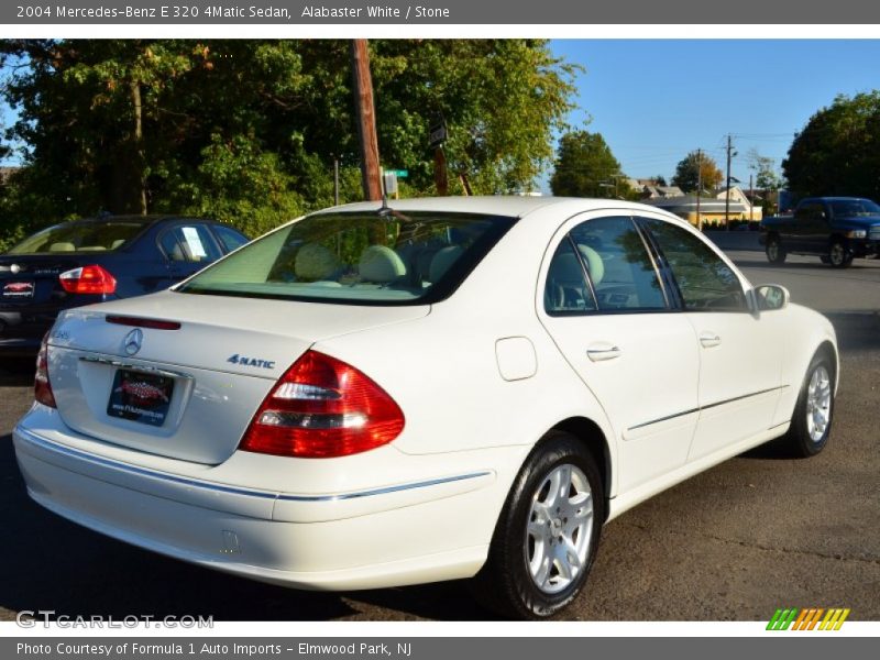Alabaster White / Stone 2004 Mercedes-Benz E 320 4Matic Sedan