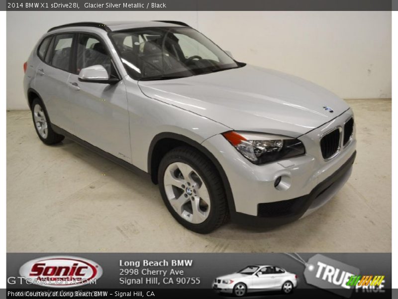 Glacier Silver Metallic / Black 2014 BMW X1 sDrive28i