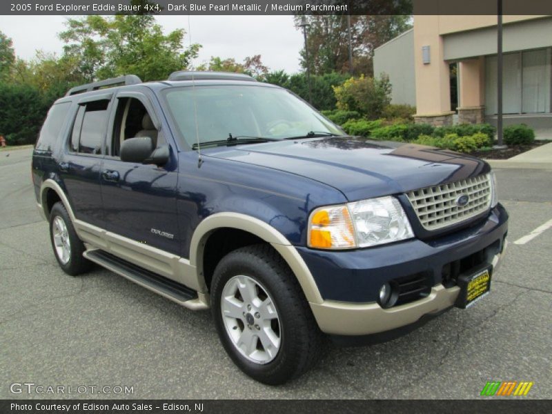 Dark Blue Pearl Metallic / Medium Parchment 2005 Ford Explorer Eddie Bauer 4x4