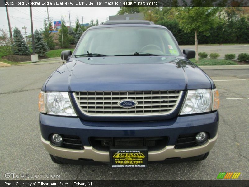 Dark Blue Pearl Metallic / Medium Parchment 2005 Ford Explorer Eddie Bauer 4x4