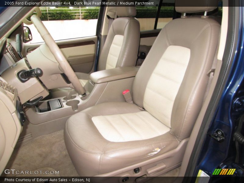 Dark Blue Pearl Metallic / Medium Parchment 2005 Ford Explorer Eddie Bauer 4x4
