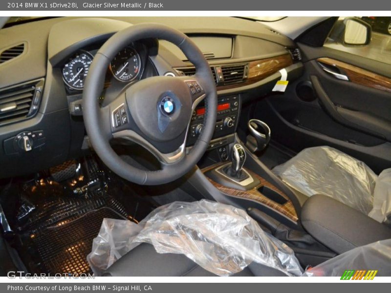 Glacier Silver Metallic / Black 2014 BMW X1 sDrive28i