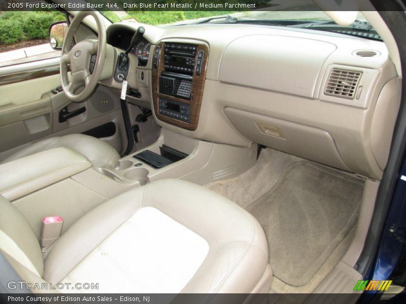Dark Blue Pearl Metallic / Medium Parchment 2005 Ford Explorer Eddie Bauer 4x4