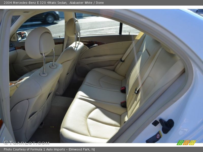 Alabaster White / Stone 2004 Mercedes-Benz E 320 4Matic Sedan