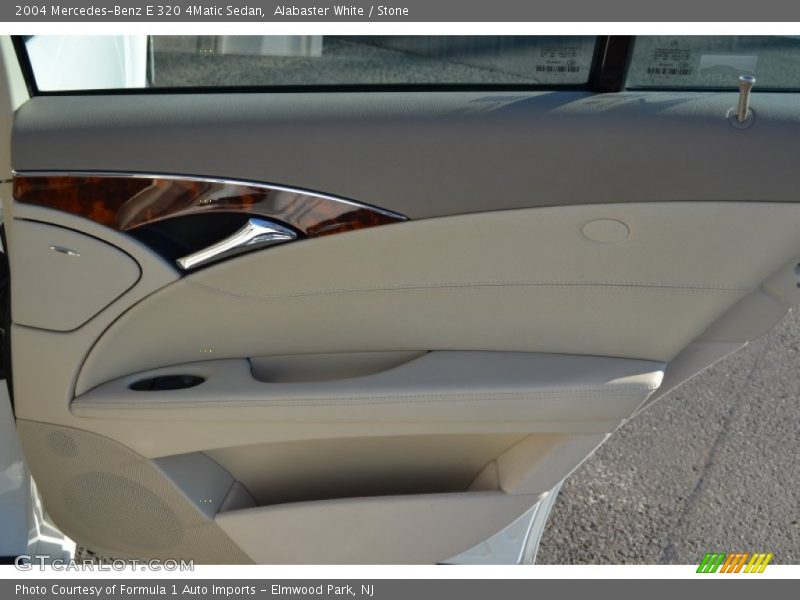 Alabaster White / Stone 2004 Mercedes-Benz E 320 4Matic Sedan